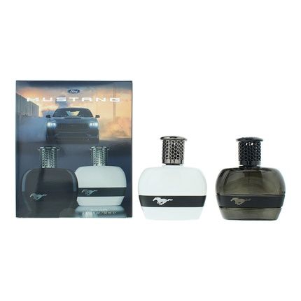 Mustang Black & White 2 Piece Gift Set Eau De Toilette 2 X 50Ml