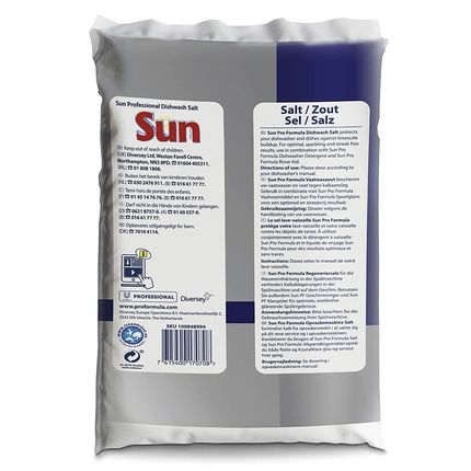 Sun Professional 100848994 Salt Coarse, Regenerating Salt For The Dishwasher