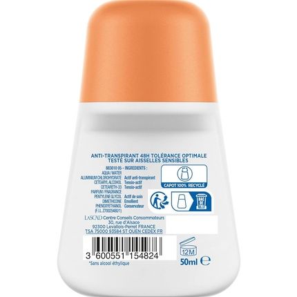 Mixa Anti-Perspirant Roll-On 48H Optimal Tolerance