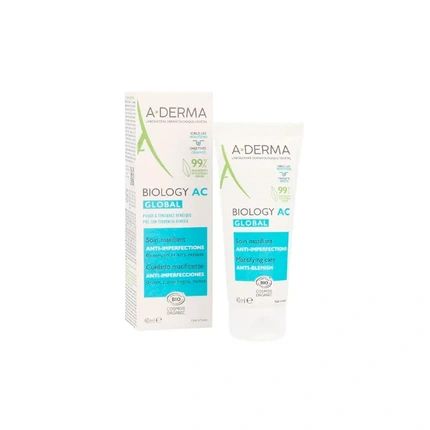 Aderma Biology Ac Mattifying Fluid Antiimperfections 40Ml Global Antiblemish Treatment