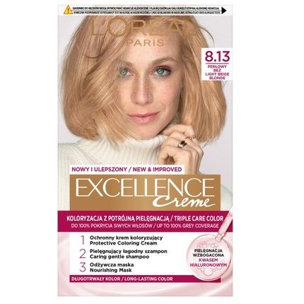 L'Oreal Excellence Creme Hair Color 8.13 Pearl Beige