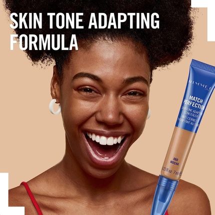 Rimmel London Match Perfection Light Coverage Blendable Liquid Concealer 7Ml 040 Classic Beige