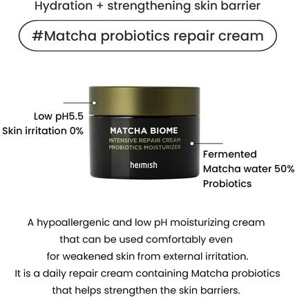 [Heimish] Matcha Biome Intensive Repair Cream 50Ml - Image 3