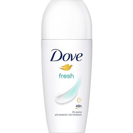 Dove Fresh Anti-Perspirant Roll On Deodorant With  1/4 Moisturising Cream 50Ml