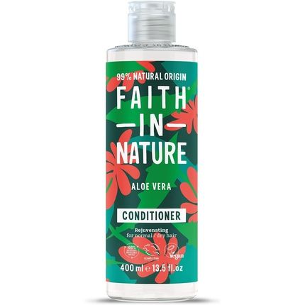 Faith In Nature Aloe Vera Conditioner Rejuvenating Vegan Cruelty Free No Sls Or Parabens 400Ml