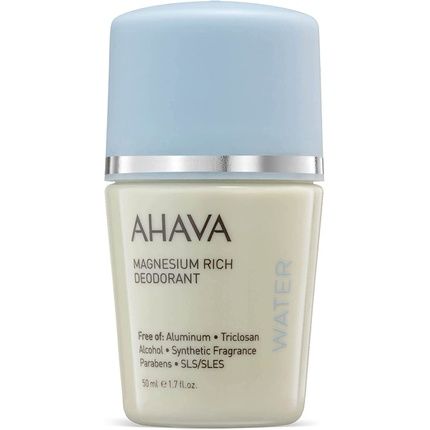 Ahava Mineral Deodorant Roll-On For Women Long-Lasting Protection Against Odor And Wetness 50Ml