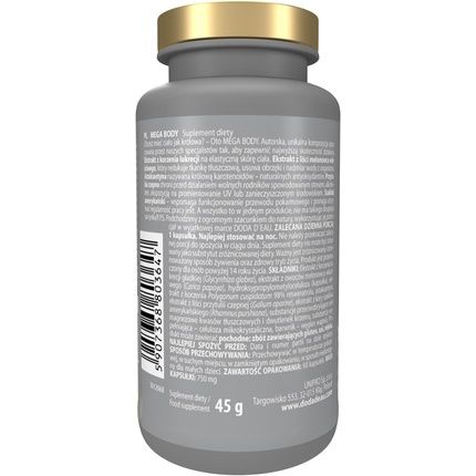 Activlab Doda D'Eau Mega Body 60 Capsules - Delays Aging Of The Body, Healthy Intestines, Anti-Inflammatory Properties - Image 3