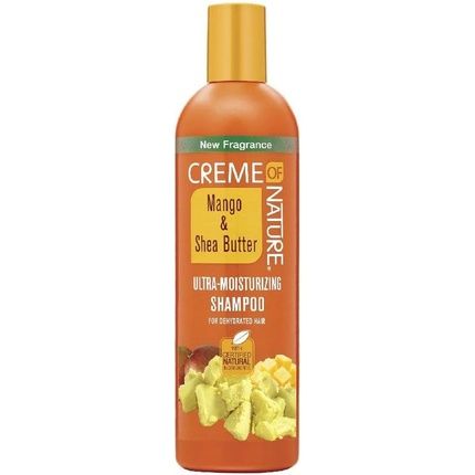 Creme Of Nature Mango & Shea Butter Ultra Moisturizing Shampoo 12Oz - White