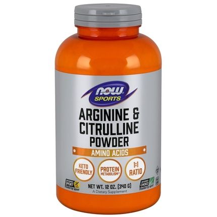 Now Foods Arginine & Citrulline Powder 340G
