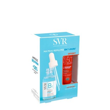 Svr [B3] Ampoule Hydra 30Ml + Sun Secure Blur Without Perfume Spf50+ 15Ml