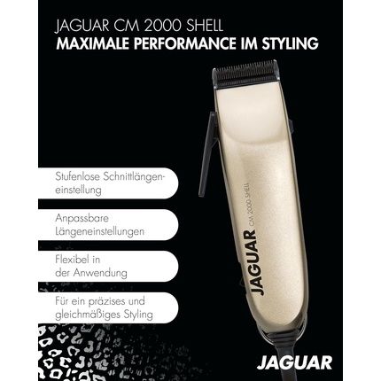 Jaguar Hair Clipper Cm 2000 Shell - Professional Hair Clipper For Mains
