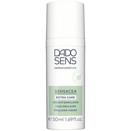 مستحلب الوجه Dado Sens Sensacea Extra Care 50 مل - يهدئ ويرطب بشرة الوجه شديدة الحساسية مع ميل إلى الوردية والعلامات المبكرة للعد الوردي