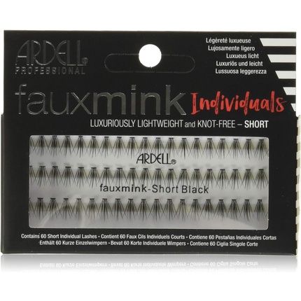 Ardell Faux Mink Short Individual Black False Eyelashes 25G