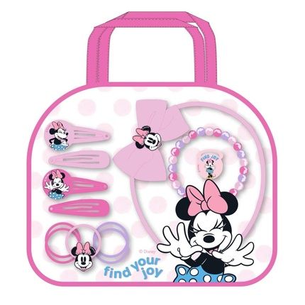 Minnie Beauty Set For Kids - Includes 5 Hair Ties, 1 Headband, 4 Hair Clips, 1 Bracelet, And 1 Ring - Original Product Designed In Spain - Image 3