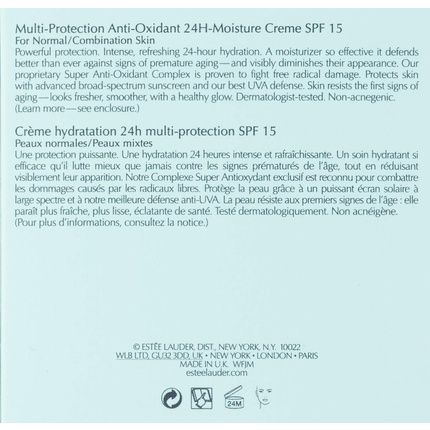 Estee Lauder Daywear Multi Protection Anti-Oxidant Cream Spf 15 For Unisex 1.7Oz - Image 3
