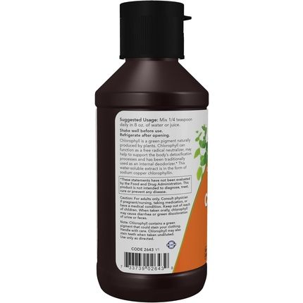 Now Supplements Extra Strength Liquid Chlorophyll Unflavored - Image 3