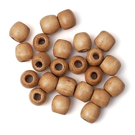 Red By Kiss 24 Pieces Jumbo Wood Hair Beads For Braids And Big Bracelets