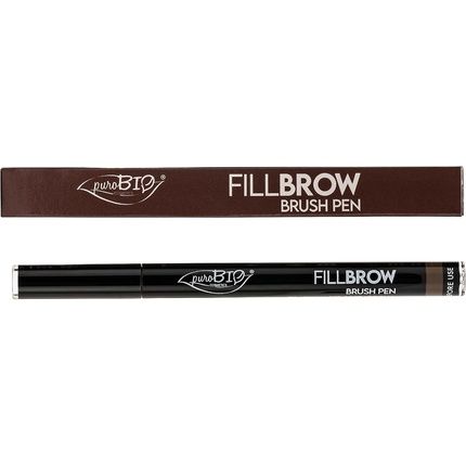 Puro Bio Fillbrow Brush Pen 03 Dark Chestnut 0.7Ml