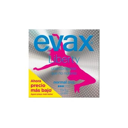 Evax Evax Liberty Normal With Wings Sanitary Towels 12 Units