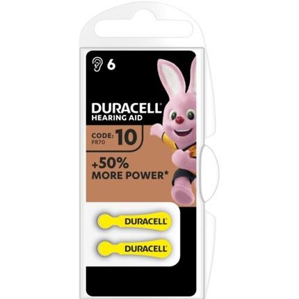 Duracell Hearing Aid Batteries Type 10, 13, 312, 675