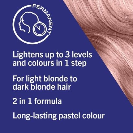 Schwarzkopf Live Lightener + Twist Permanent Pink Hair Dye Cool Rose 101 - Image 3