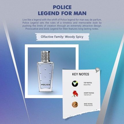 Police Legend For Men Eau De Parfum 100Ml - Image 3