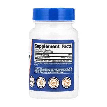 Nutricost Vitamin B3 Niacinamide 500 Mg 30 Capsules