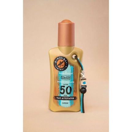 Byron Bay Australia Spf 50 Sun Lotion Travel Tube Bronzing Tan Activator Deeper Tan Uva Uvb Instant Protection Non-Greasy Water-Resistant No White Marks Summer Fragrance 100Ml - Image 3