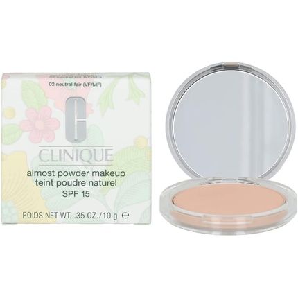 Clinique Almost Powder Makeup Spf 15 New Packaging 02 Neutral Fair 0.35 Oz