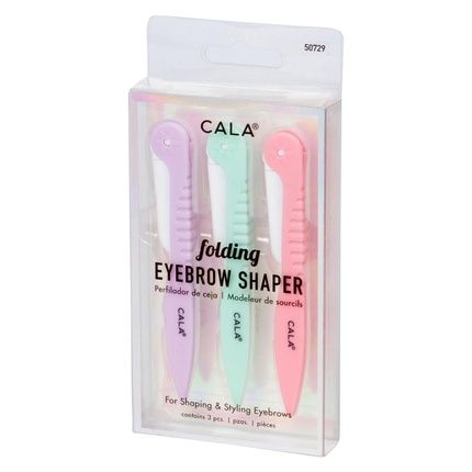 Cala Folding Eyebrow Shaper 3Pcs - Pack Of 3