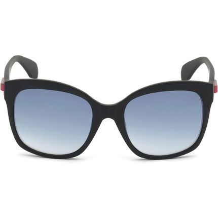 Adidas Women'S Or0012 Sunglasses Matte Black Smoke Mirror 54