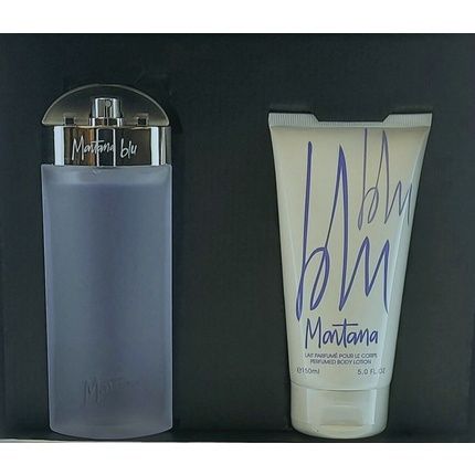 Montana Blu Gift Set For Women Eau De Toilette 100Ml And Body Lotion 150Ml - Image 3