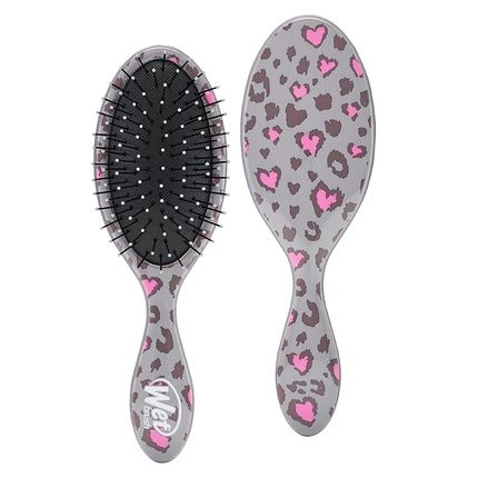 Wet Brush Kids Detangler Hair Brush Leopard Midi With Ultra-Soft Intelliflex Bristles - Pain-Free Comb For All Hair Types