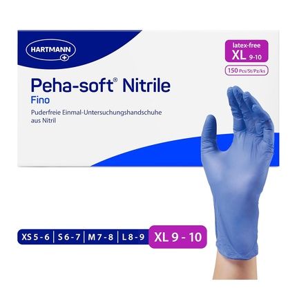 Molicare Pehasoft Nitrile Fino Powder-Free Non-Sterile Examination Gloves