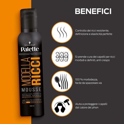 Palette Spuma Ricci 250Ml Professional Hair Dye - Image 3