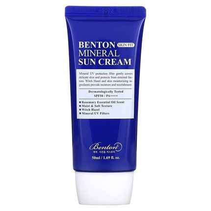 Benton Skin Fit Mineral Sun Cream Spf50+/Pa++++ 1.7 Fl Oz/50Ml Sunscreen