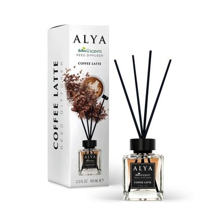 Alya Room Freshener Caffe Latte - 100Ml Reed Diffuser