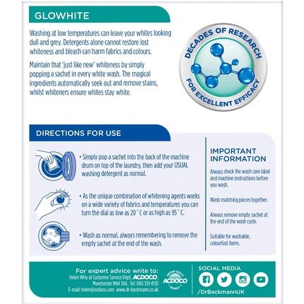 Dr Beckmann Glowhite With Stain Remover 5 Count - Image 3