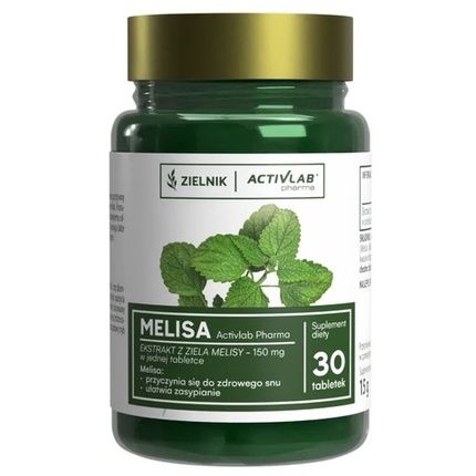 Activlab Pharma Lemon Balm 150Mg 30 Tablets