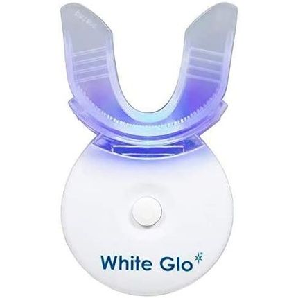 White Glo Accelerator Professional Teeth Whitening Kit With Led Light And Blue Light Activated Gel - 10 Minute Timer, 50 Uses