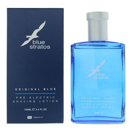 Blue Stratos Preelectric Shaving Lotion 100Ml For Men