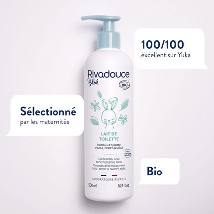 Rivadouce Baby Organic Cleansing Milk 500Ml