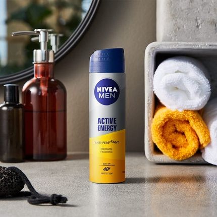 Nivea Active Energy Antiperspirant Spray 150Ml - Image 3