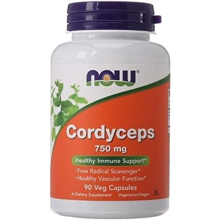 Now Foods Cordyceps 750Mg 90 Vcaps