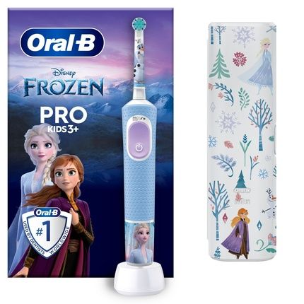 Oralb Pro Kids 3 Frozen Electric Toothbrush With Case