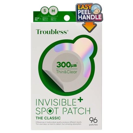 Troubless Invisible Pimple Spot Patch Classic Hydrocolloid Acne Patches