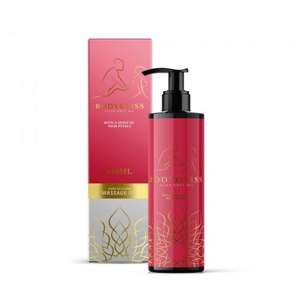 Bodygliss Massage Oil Lubricant In 1 Rose Petals