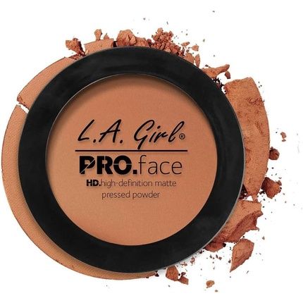 La Girl Pro Face Powder Gpp614 Chestnut With Free Nail Polish