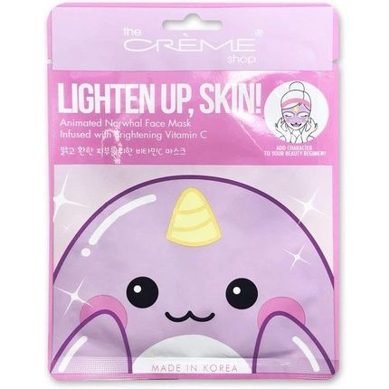 The Creme Shop Lighten Up, Skin! Narwhal Face Mask - Anti-Spot