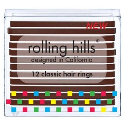 Rolling Hills Rolling Classic Hair Rings Brown